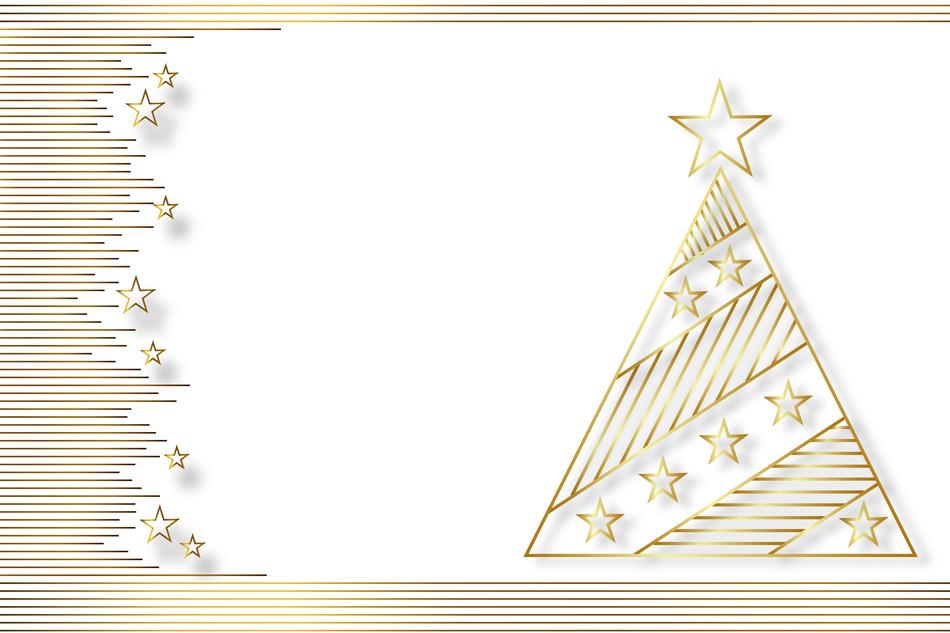 christmas tree on white