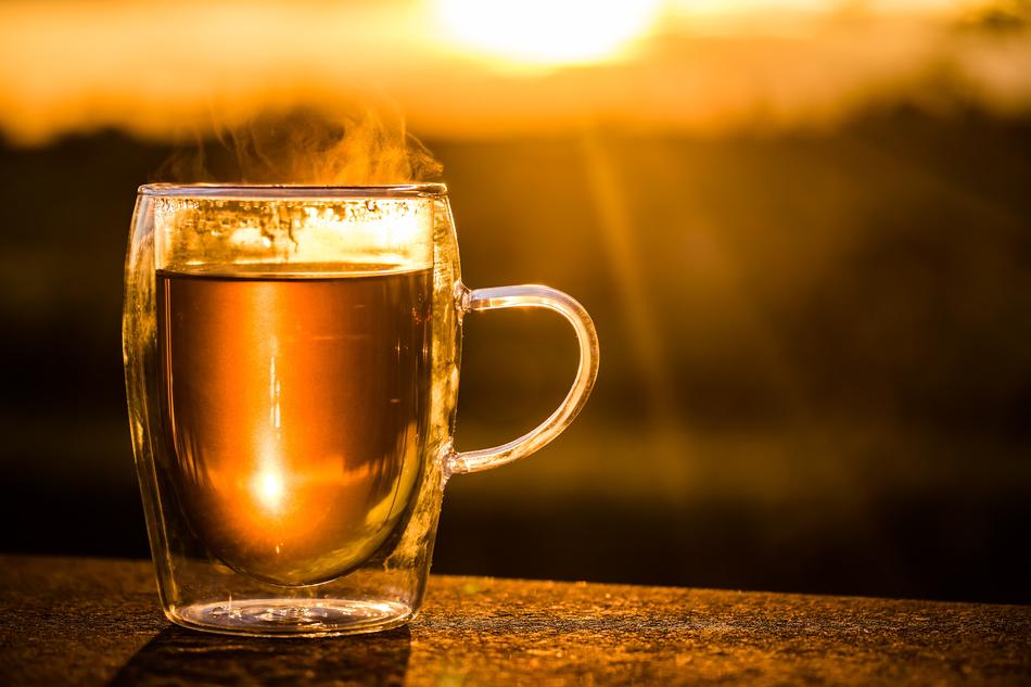 Teacup and sun