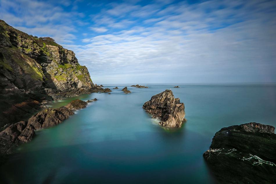 rocks by the ocean
