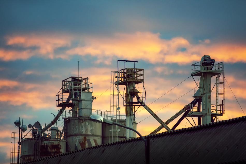 Manufactures at Dawn Sky