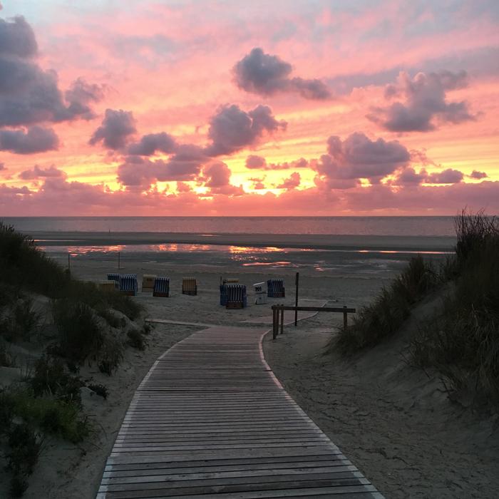 incredibly beautiful island Langeoog in North Sea