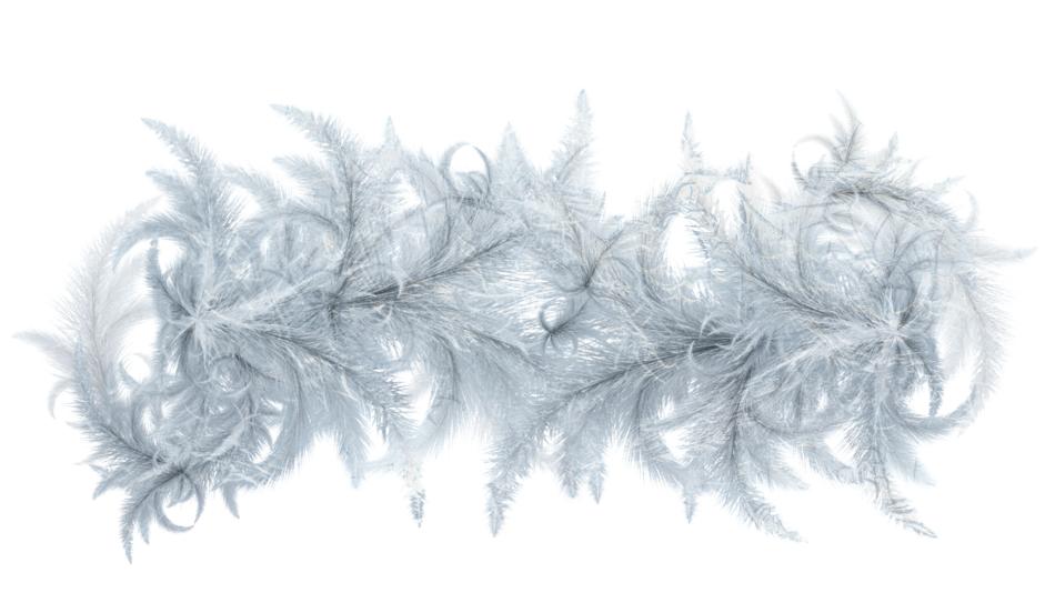 snow as a drawn watercolor