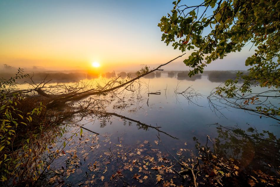 incredible Sunrise Lake Water