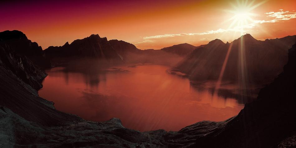 enchanting Sunset Lake
