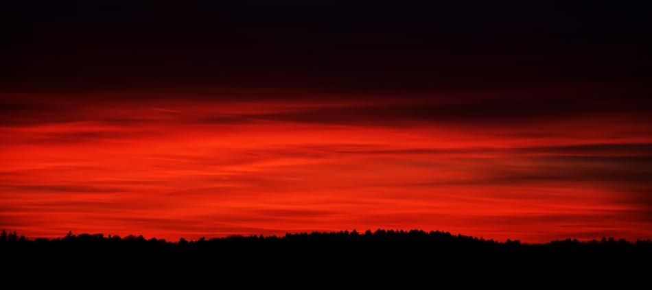 Sunset Nature red