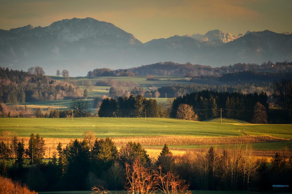 amazing Sunset Alpine