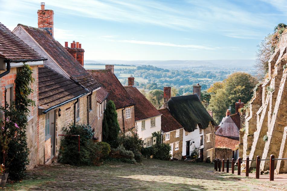 traditional architecture in the hills at shaftesbury