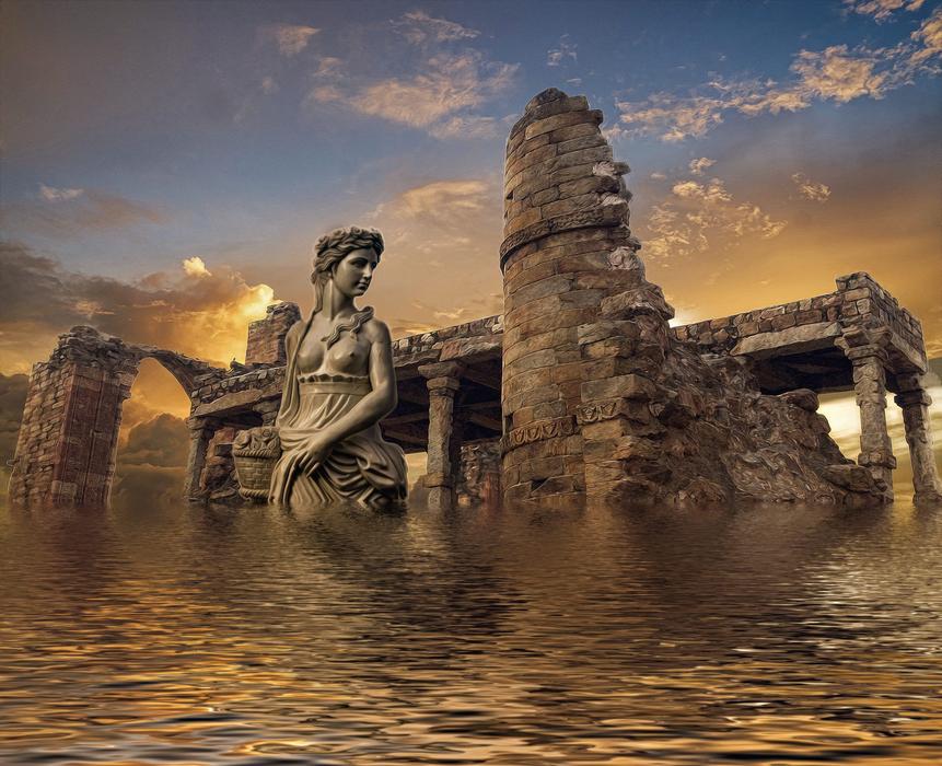 atlantis sea ruins fantastic