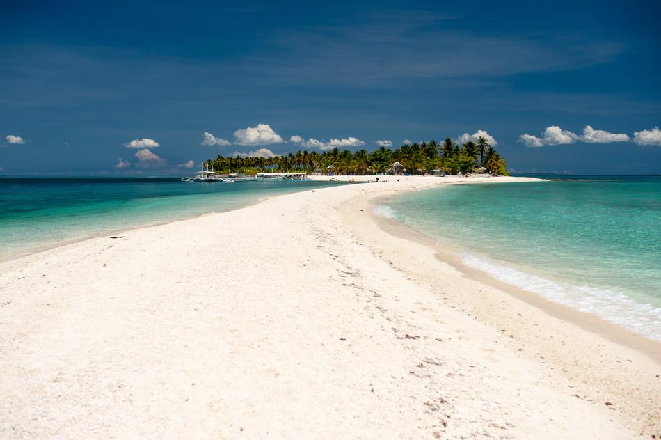 sand spit in the philippines