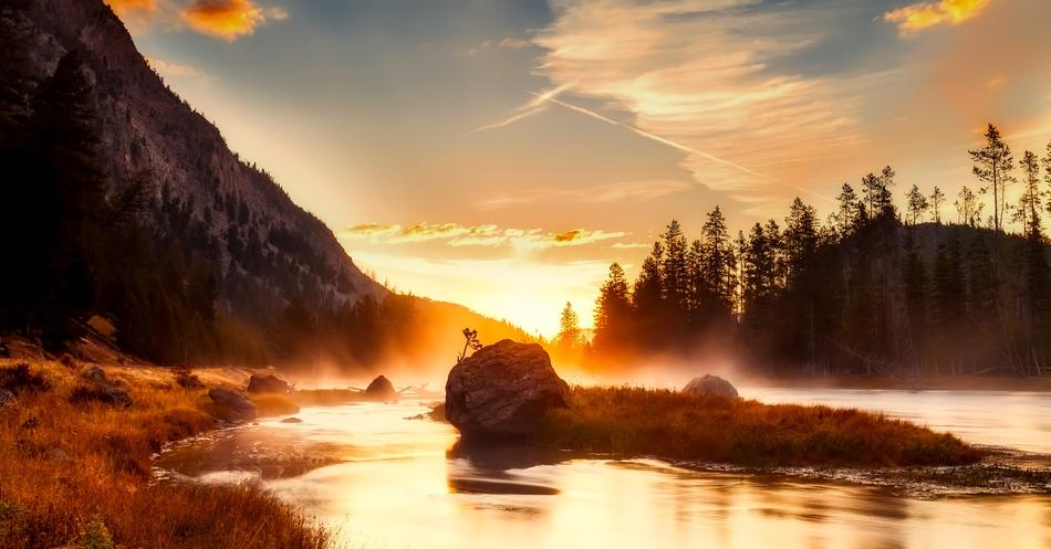 beautiful Yellowstone National Park