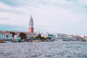 Water and architecture in Venice Italy