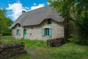France old house forest