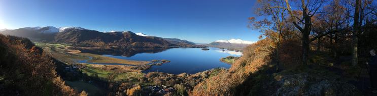 Lake blue Landscape
