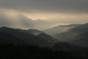 Mountain Morning smoke