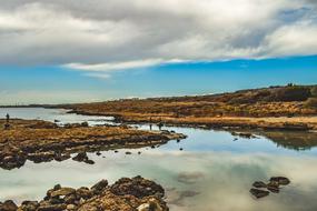Rocky Coast Mirroring sky