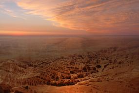 red Desert Panorama Sunset