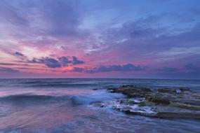 Landscape of Nature Water sunset