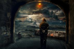 dark Light Landscape