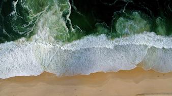 Ocean Sea top view