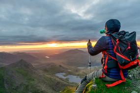 Travel Destination Peak person