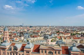 Panorama Vienna roofs