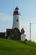 Lighthouse Netherlands green grass