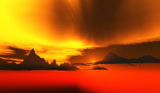 Sunset Dawn Dusk landscape
