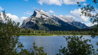 Landscape of scenic Lake Canada