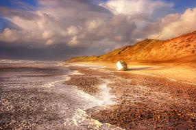 Boat on Beach Sea