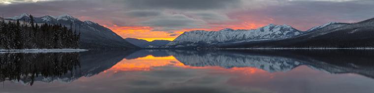 glacier national park Sunset