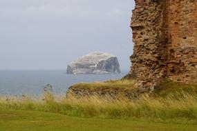 coast on the island in Scotland