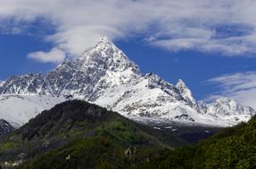 Mountain and Sky Nature