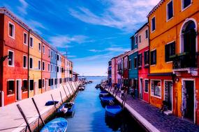 Burano red house Venice