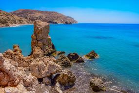 Cyprus Petra Tou Romiou rock
