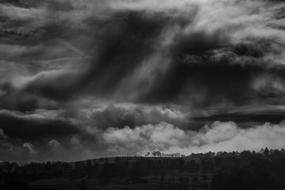 Cloud sky Contrast Dark