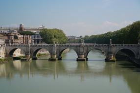 famous stone bridge in Italy