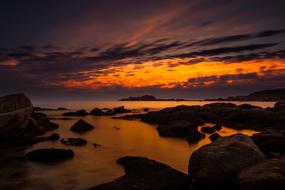 Sunset Dusk Dawn orange red