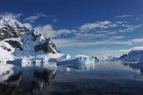 Snowy Mountain Ice