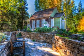 small cozy house near forest, usa, Colorado, Vail