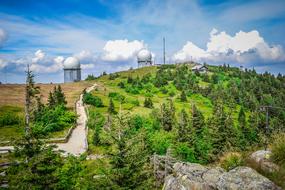 observatory in the mountains of bavaria