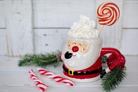 Hot Chocolate at Santa Mug