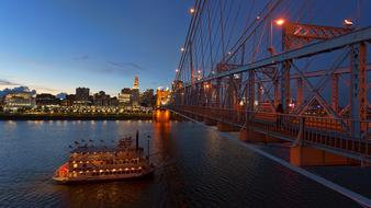 Cincinnati Ohio River and Bridge