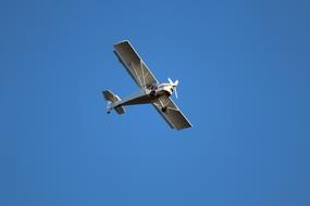 Aircraft Flying blue sky