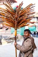 Nepal Flute Seller man