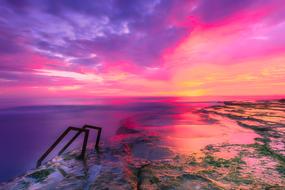 Sunset Sky pink violet