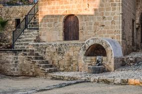 Old stone Architecture Wall