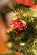 Christmas Background decoration red tree