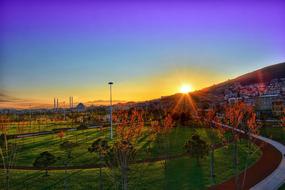Sunset Dawn Nature landscape