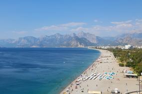Landscape of Turkey Summer beach