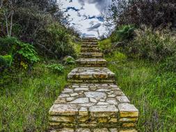 landscape of Stone Stairway To Heaven